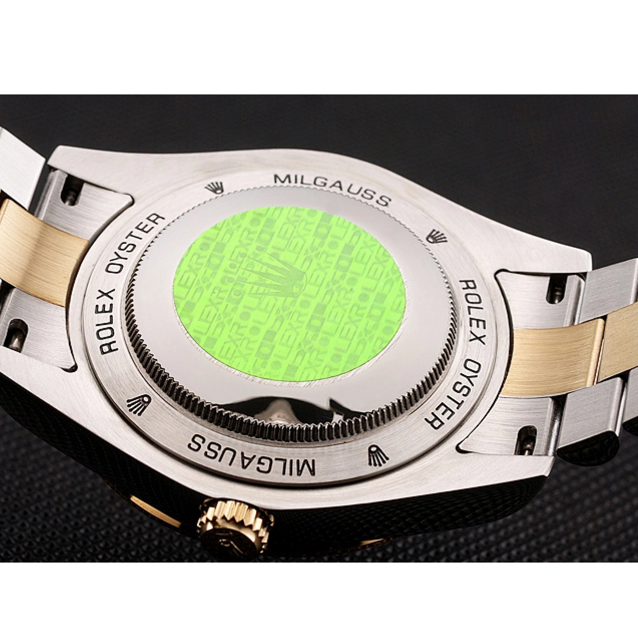 Good Copy Rolex Watches 1454103 Day-Date Two Bezel Swiss Diamond Rolex Dial Champagne Tone Bracelet 0823
